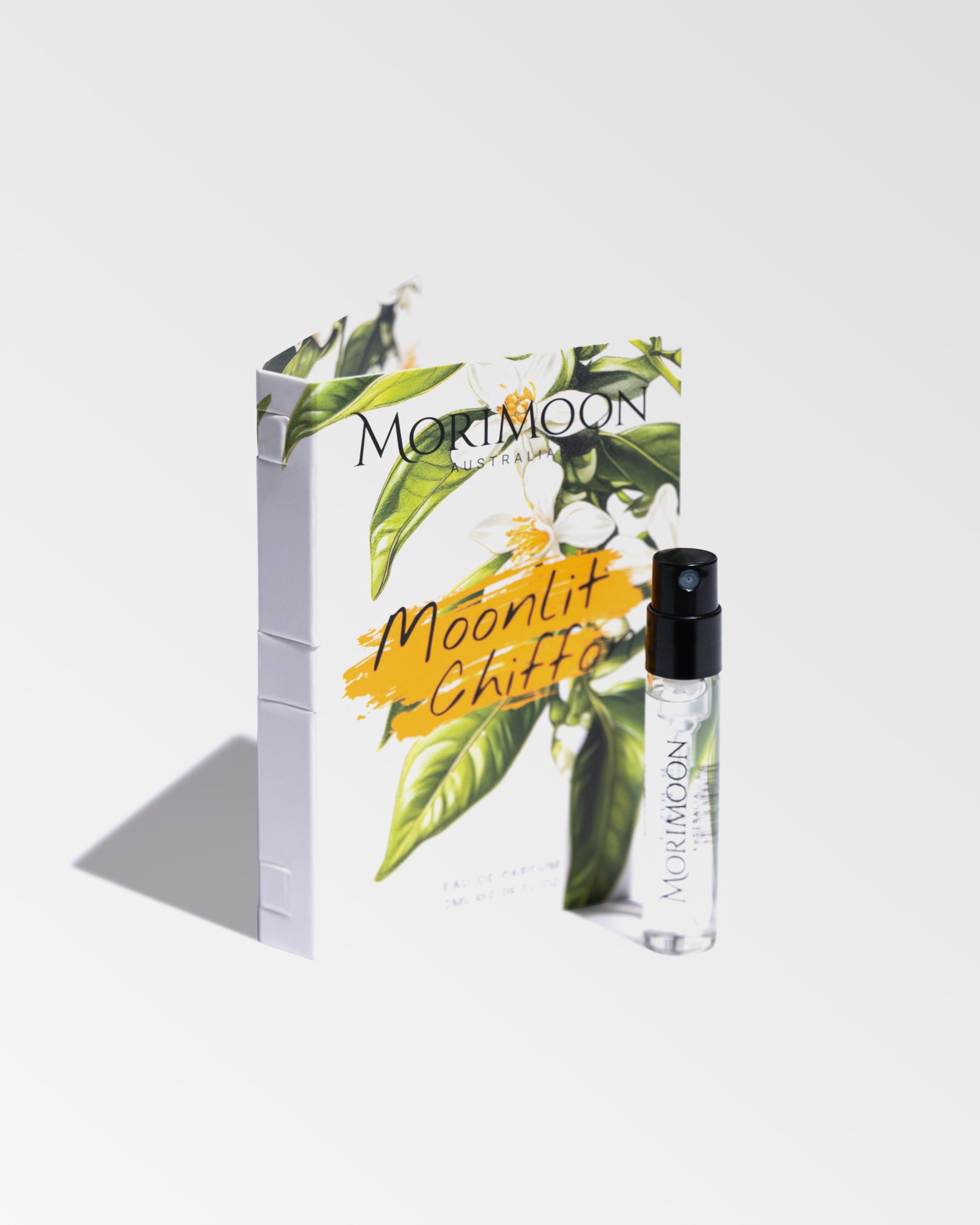 Moonlit Chiffon 2ml Sample Perfume Bottle and Packaging