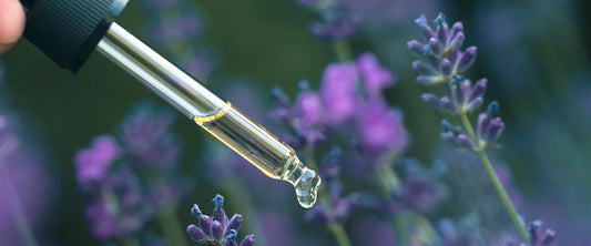 Aromatherapy setup with essential oils promoting relaxation, balance and wellness