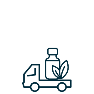 Abstract botanical illustration for natural fragrance oil and essential oil branding