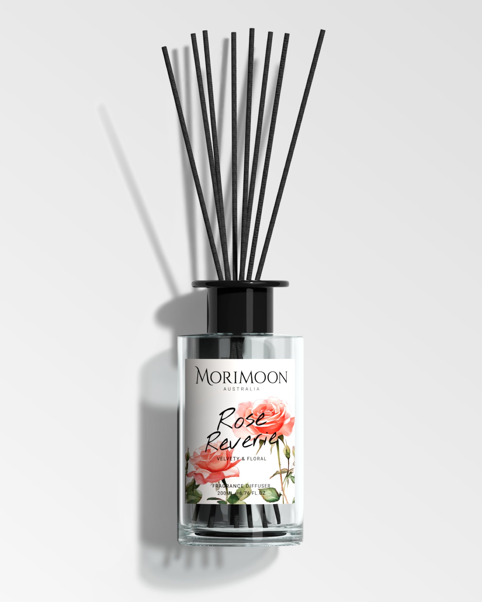 Morimoon Rose Reverie Fragrance Diffuser – powdery floral home scent with rose and musk